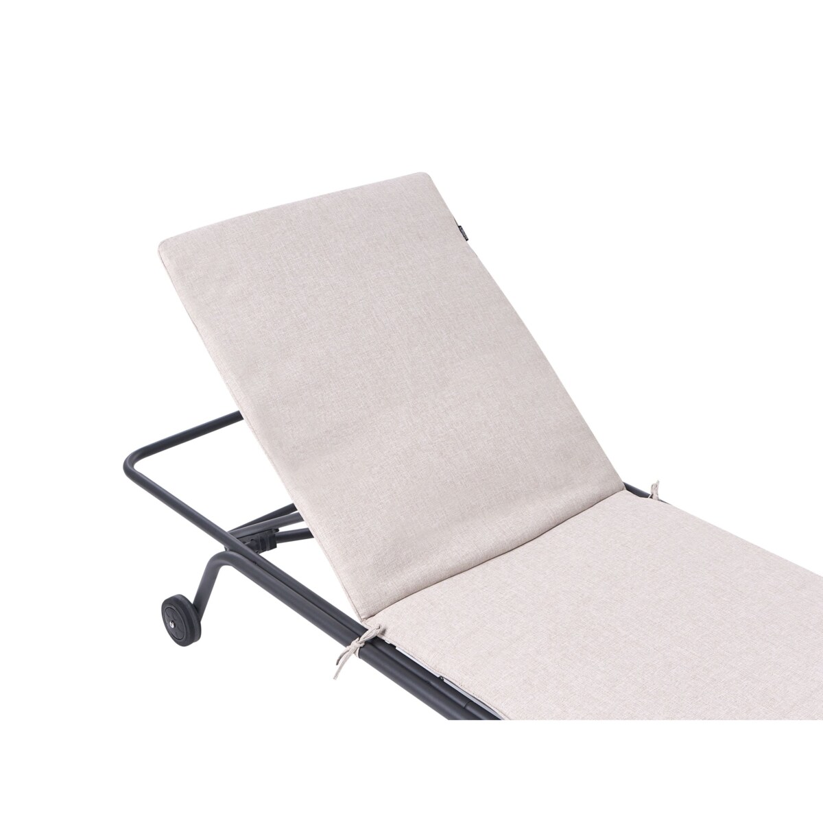 Leżak ogrodowy VOLTERRA Metal Beżowy