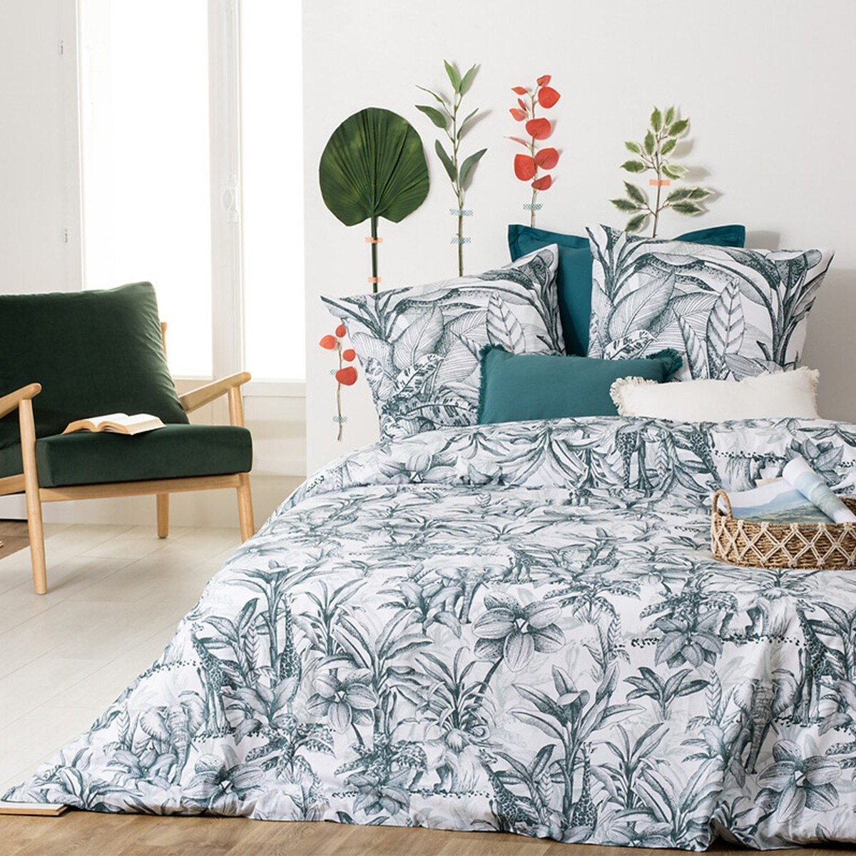 Komplet pościeli bawełnianej Jouy 240x220 cm