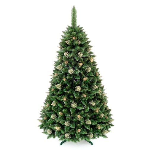 Choinka sztuczna Sosna złota z kryształkami