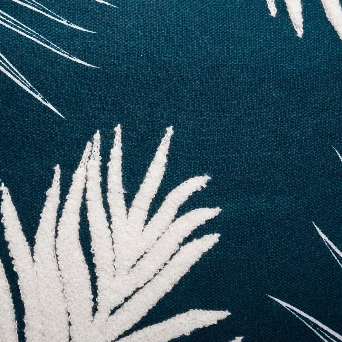 Poduszka dekoracyjna 40 x 40 cm, z motywem liści