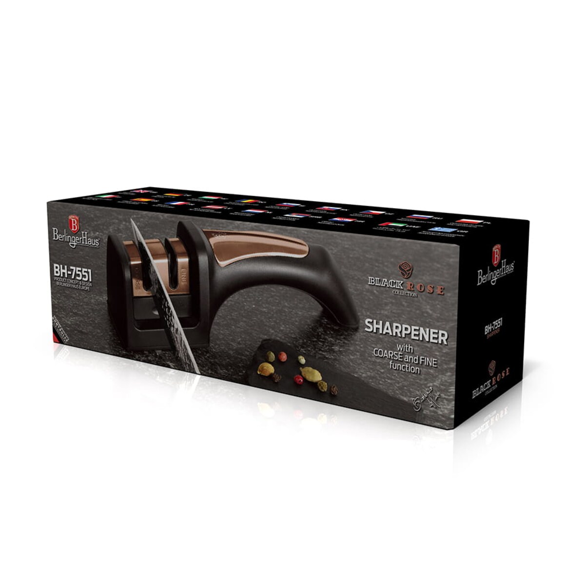 Ostrzałka do noży 20 cm Black Rose BerlingerHaus BH-7551
