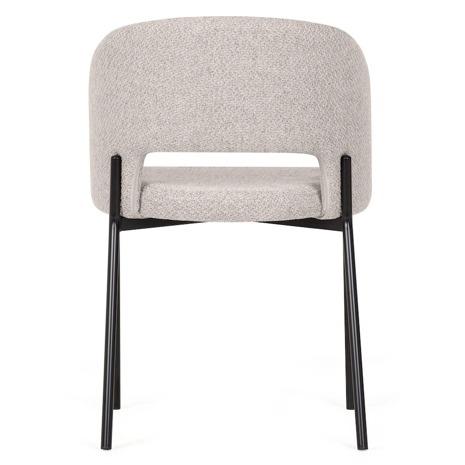 Krzesło tapicerowane beżowe Cort