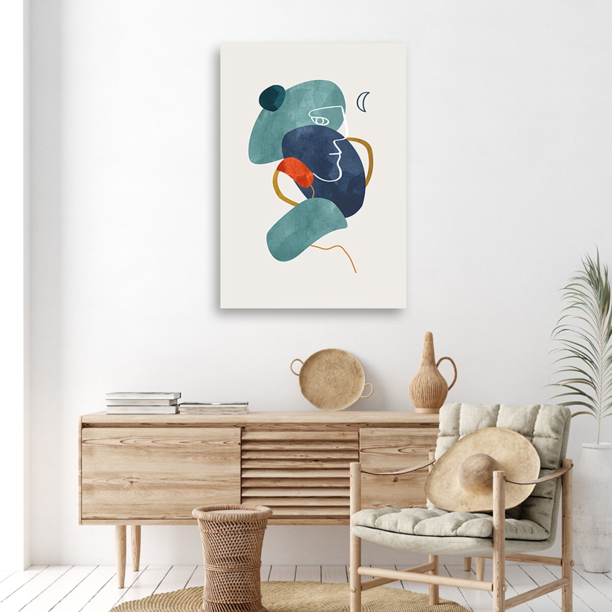 Obraz na płótnie, Abstrakcja geometryczna boho