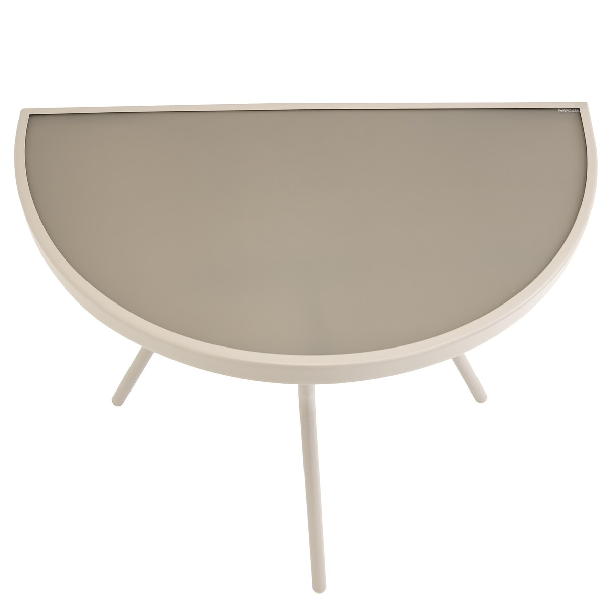 Stół balkonowy stalowy STOLIK ogrodowy na taras szkło hartowane do ogrodu