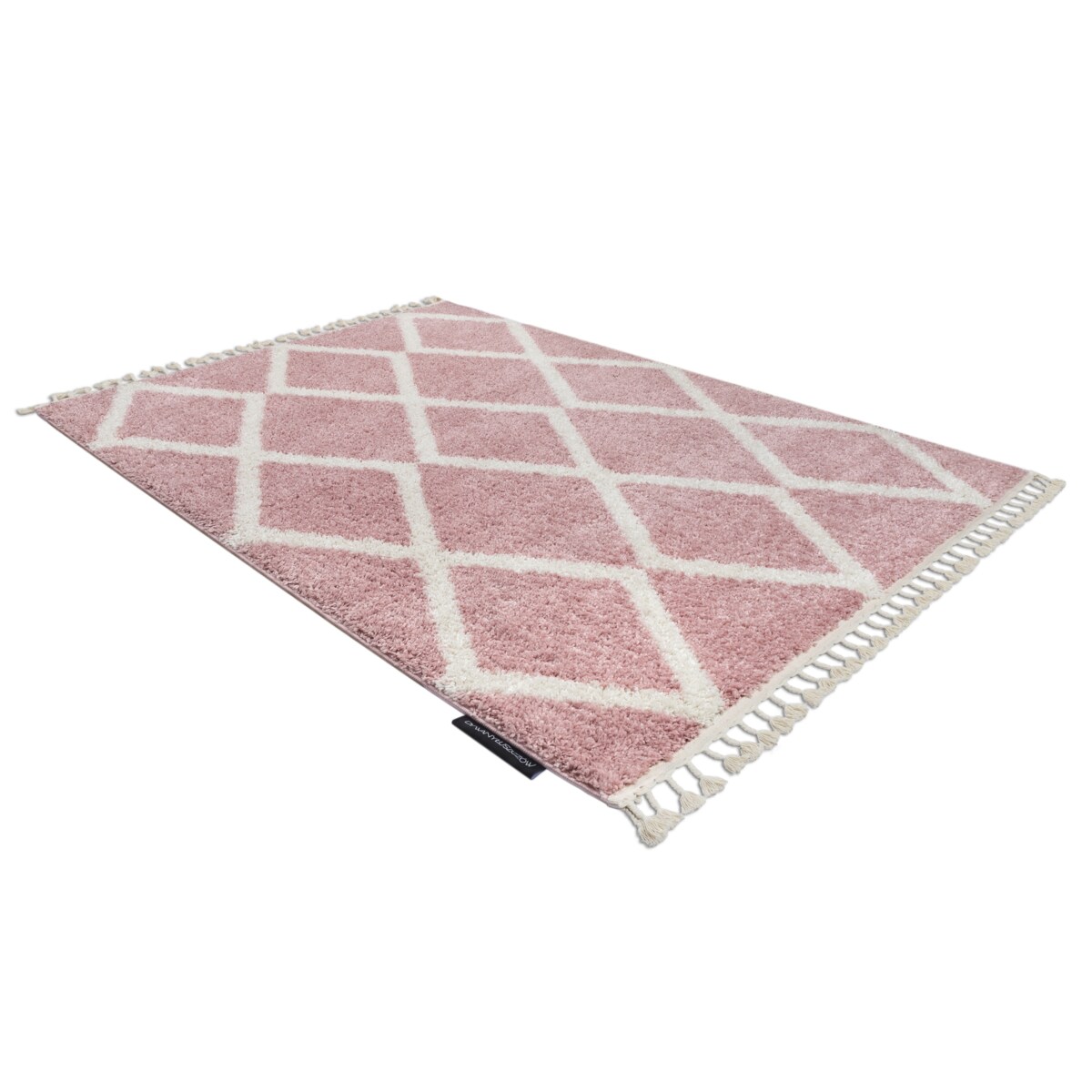 Dywan BERBER TROIK A0010 różowy / biały 160x220 cm
