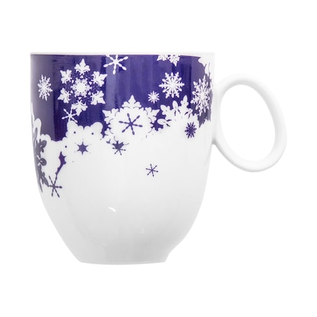 Kubek 350 ml Quebec Niebieskie Śnieżynki G594