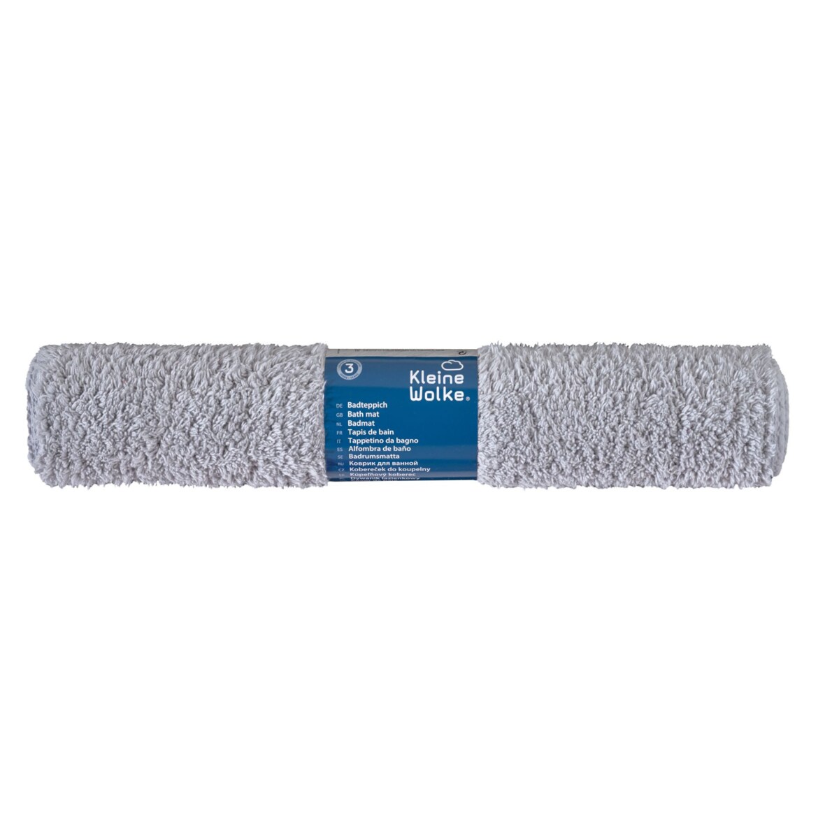 Kleine Wolke Finn Dywanik łazienkowy szary 50x 60 cm