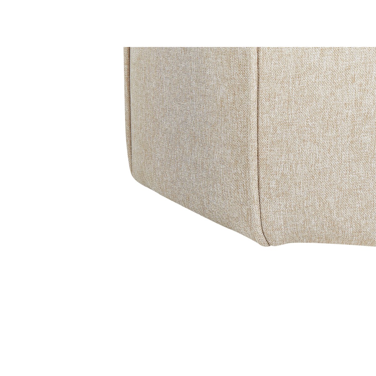 Puf lniany 45 cm beżowy WISHEK