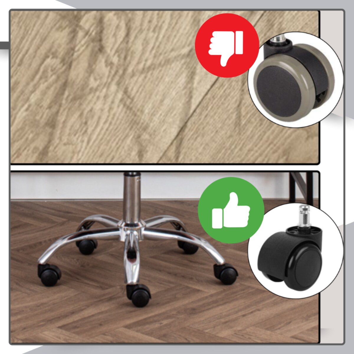 Krzesło biurowe fotel obrotowy welurowy szary pikowany