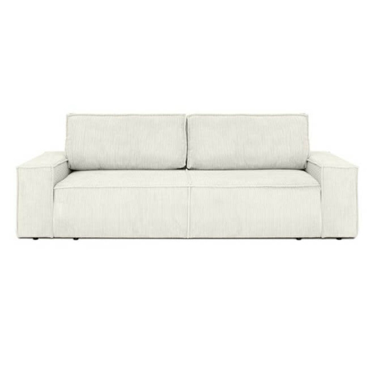 Sofa do salonu rozkładana Pllow KH1501100207 sztruks wygoda jasny beżowy, King Home