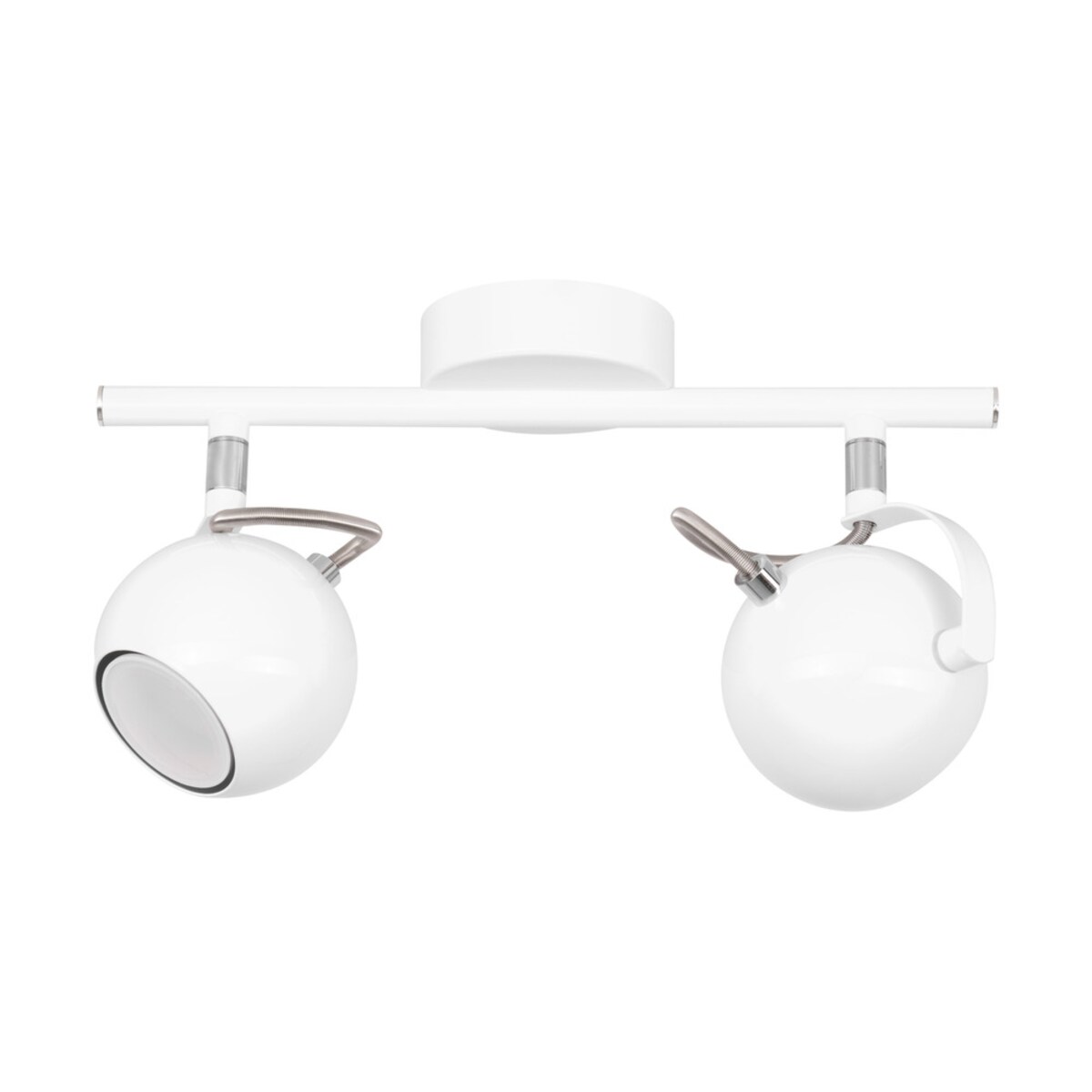 Lampa Sufitowa BRITOP Lighting 2xGU10 6W Chrom i Biel w Klasycznym Designie od Polskiego Producenta, 1 szt.