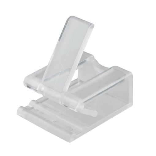 Kleine Wolke Klamry do mocowania zasłon prysznicowych zestaw 2 szt. przezroczyste