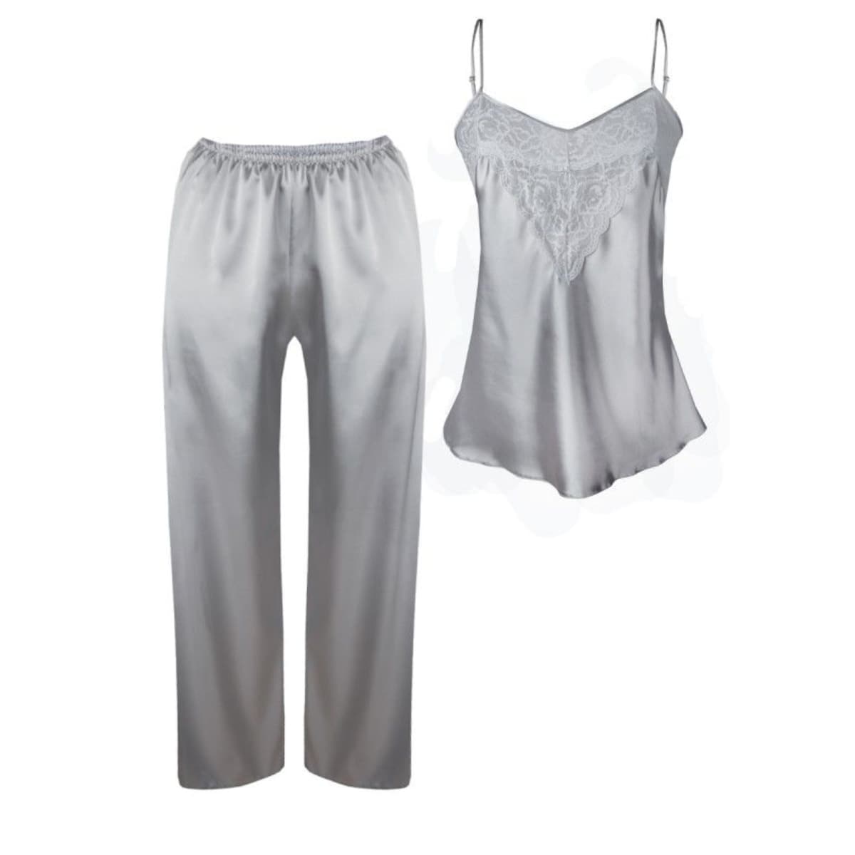 Komplet Avery Srebrny Srebrny, L