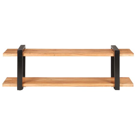 vidaXL Szafka pod TV, 130 x 40 x 40 cm, lite drewno akacjowe