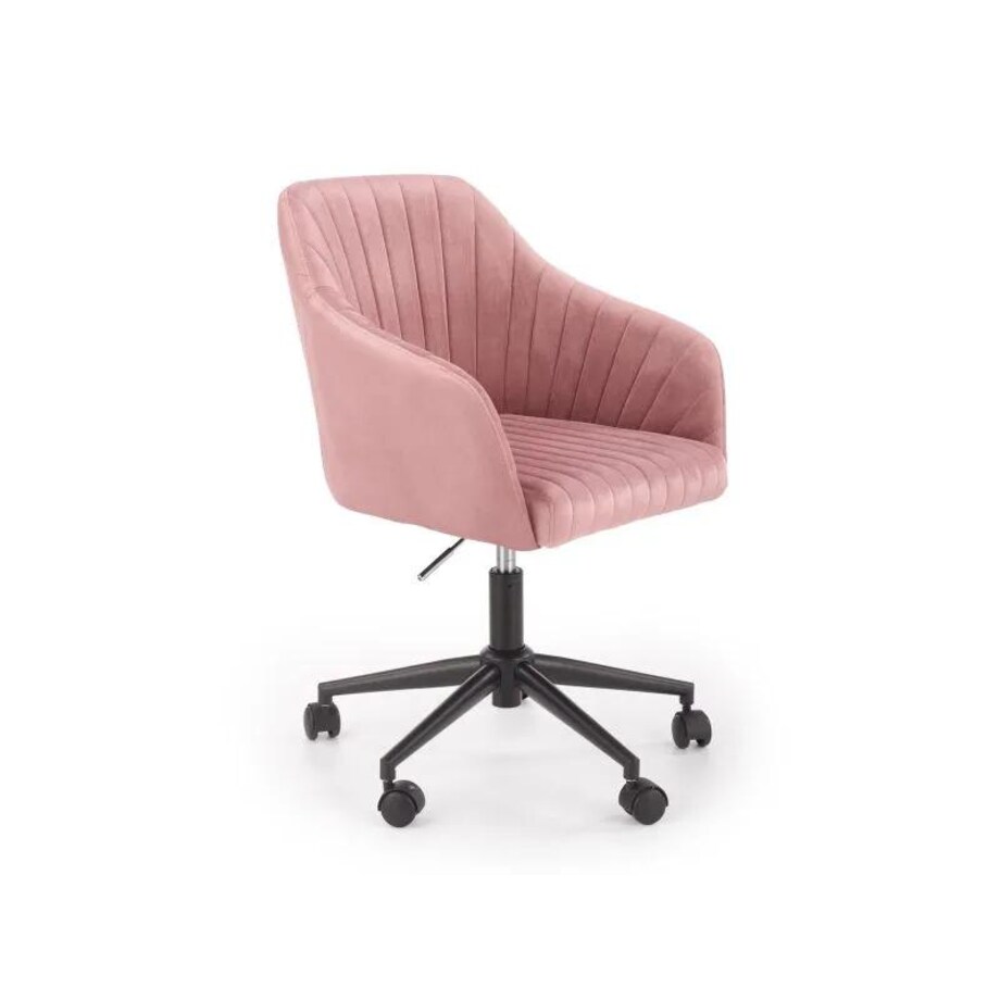 Fotel dla dziecka FRESCO VELVET różowy