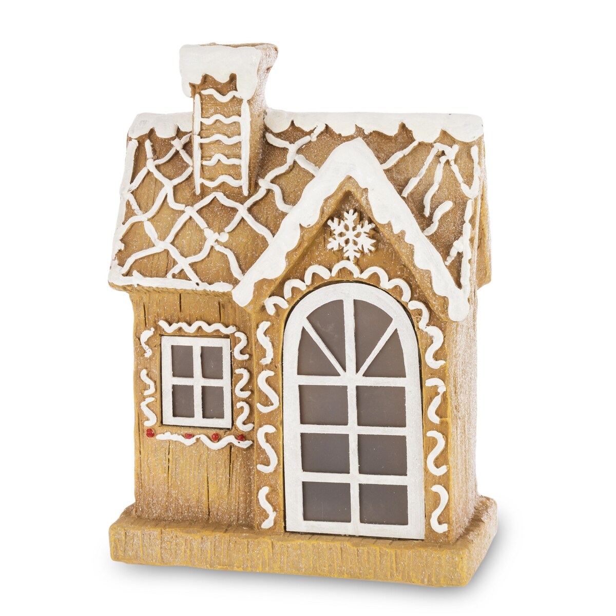 Dekoracja - piernikowy domek LED 32x23 cm