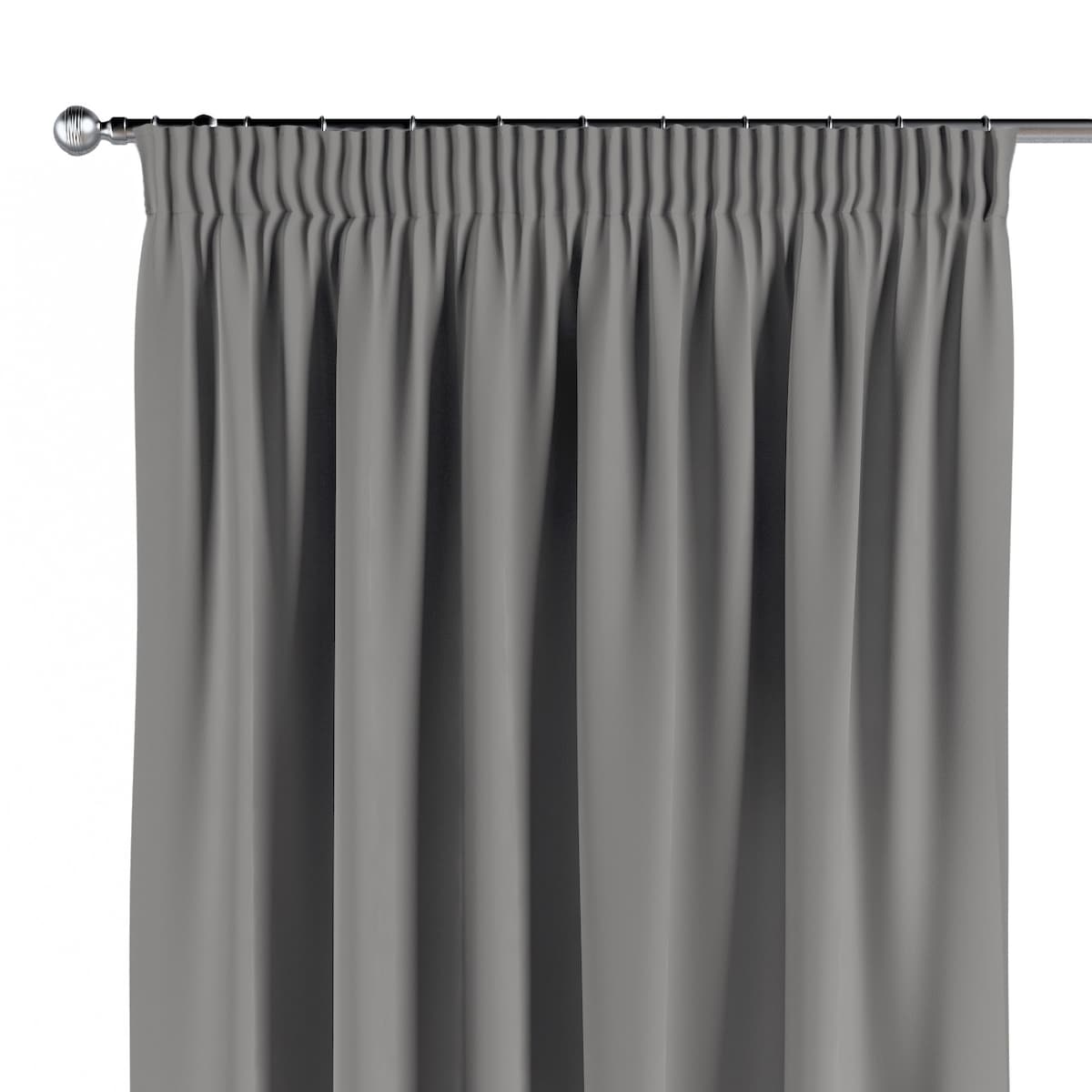 Zasłona na taśmie marszczącej 1 szt. 130x245 szary