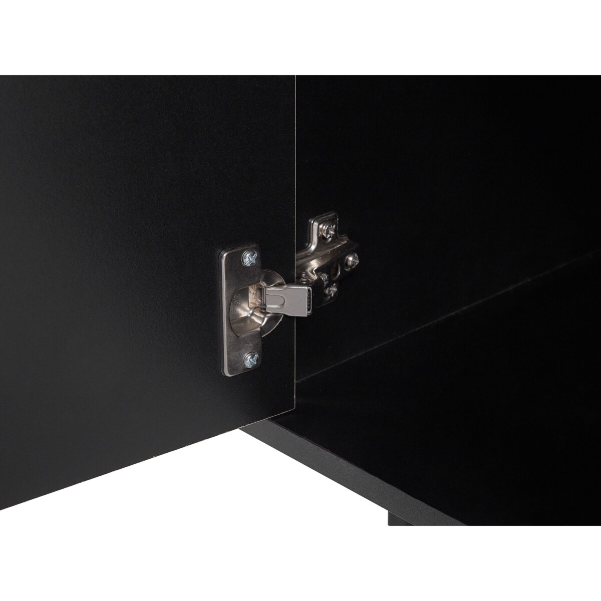 Komoda jasne drewno z czarnym BLACKPOOL