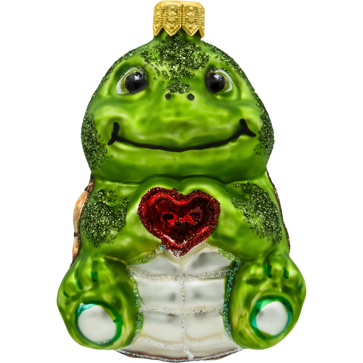 Bombka choinkowa: Żółw z serduszkiem