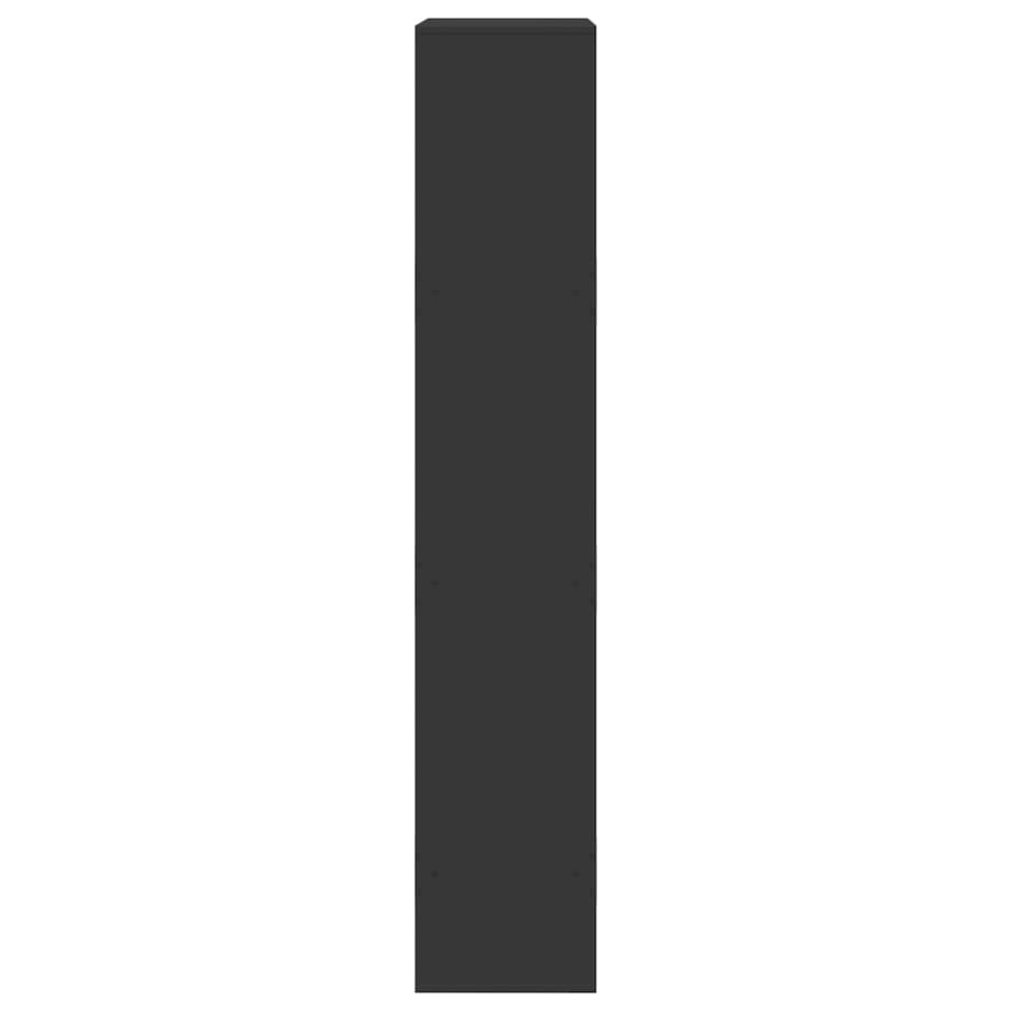 vidaXL Regał/przegroda, czarny, 100x33x175 cm, materiał drewnopochodny