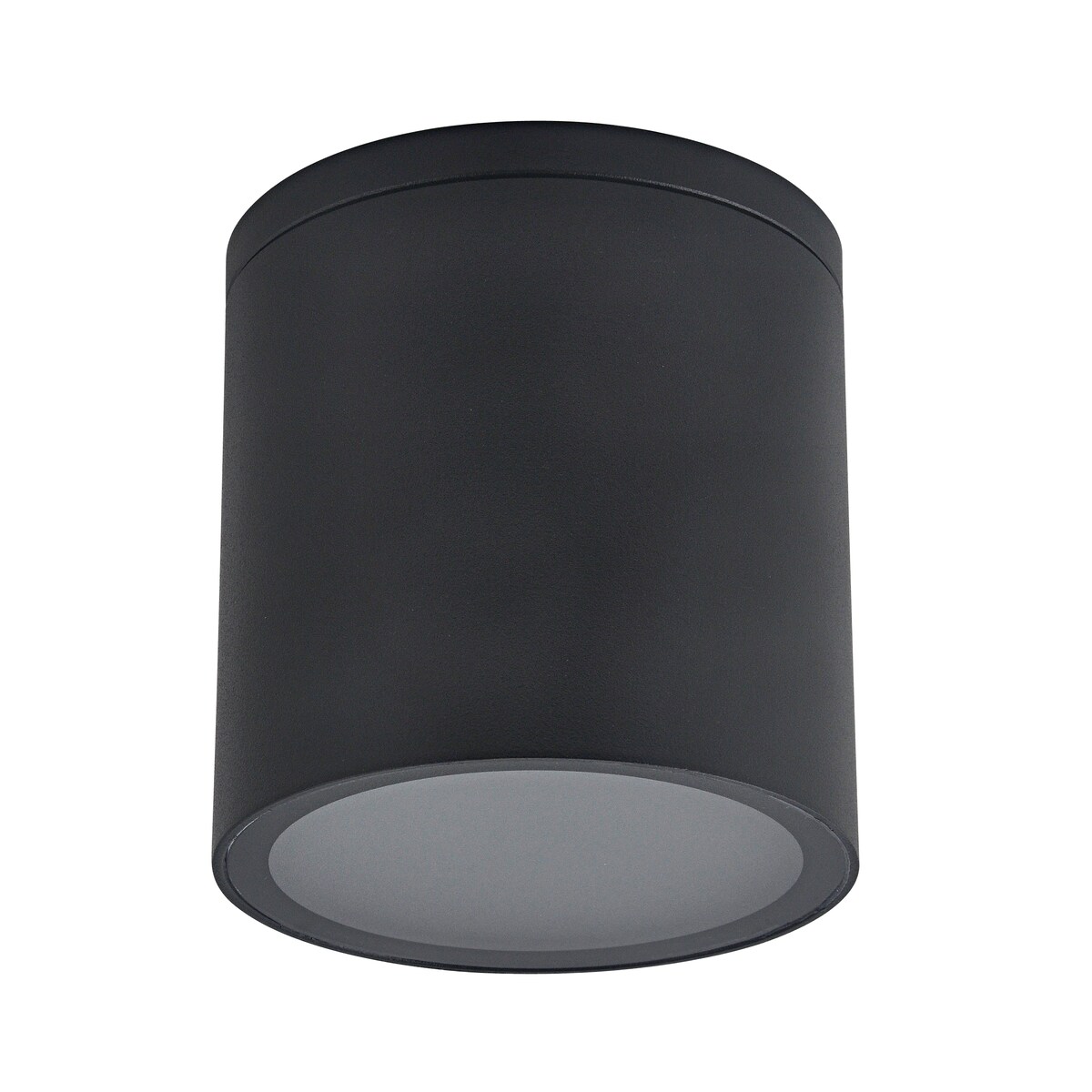 Zewnętrzna lampa sufitowa Ohio outdoor IP54 czarna tuba nowoczesna, POLUX