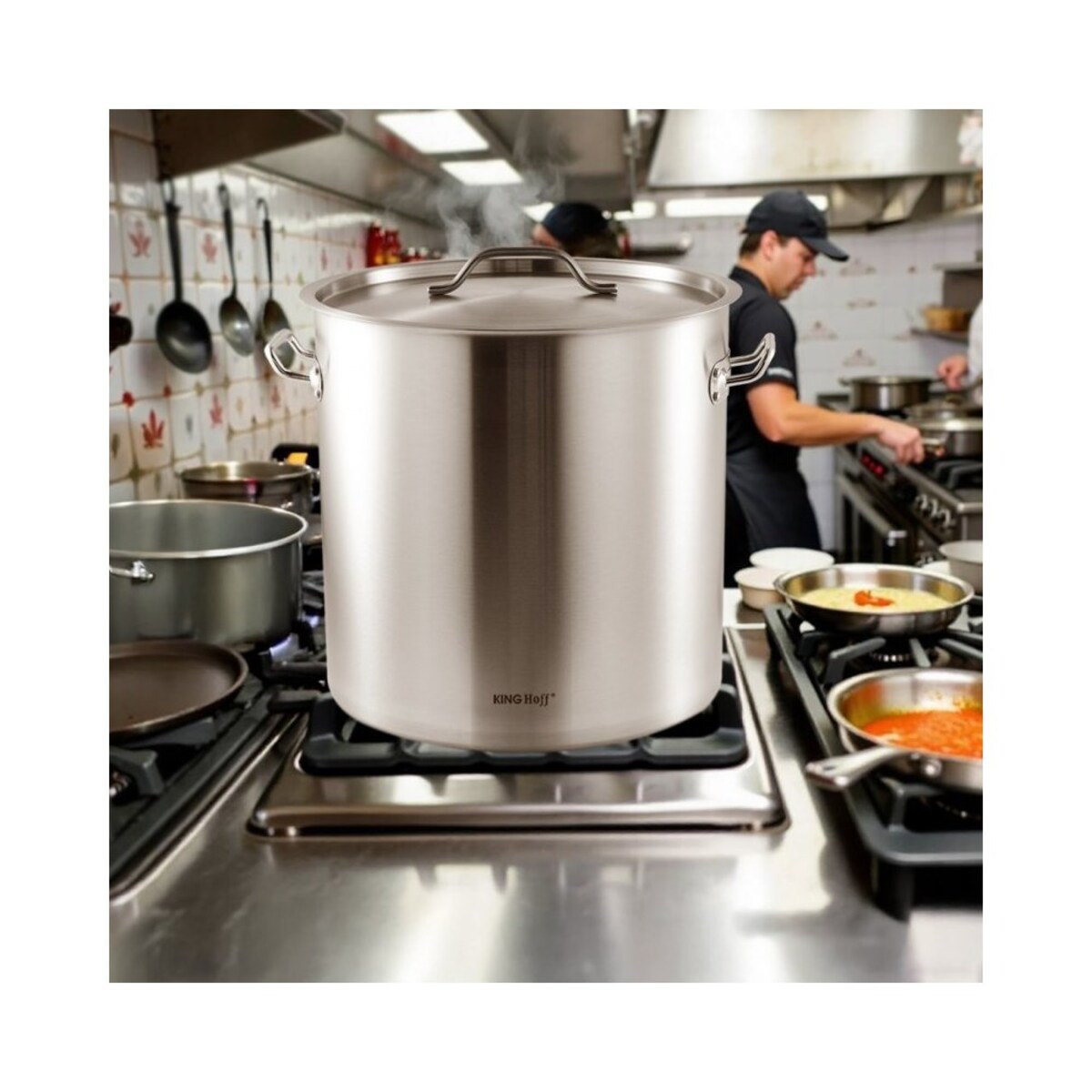 Kinghoff garnek gastronomiczny z pokrywą 50l KH1966