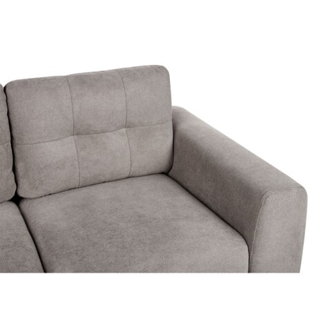 Sofa 2-osobowa jasnoszara LAURILA