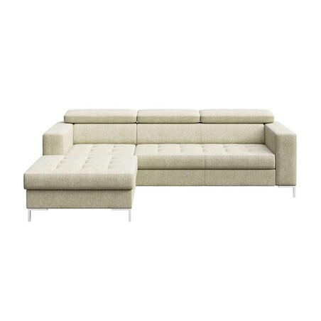 Sofa narożna rozkładana Reco jasnobeżowa