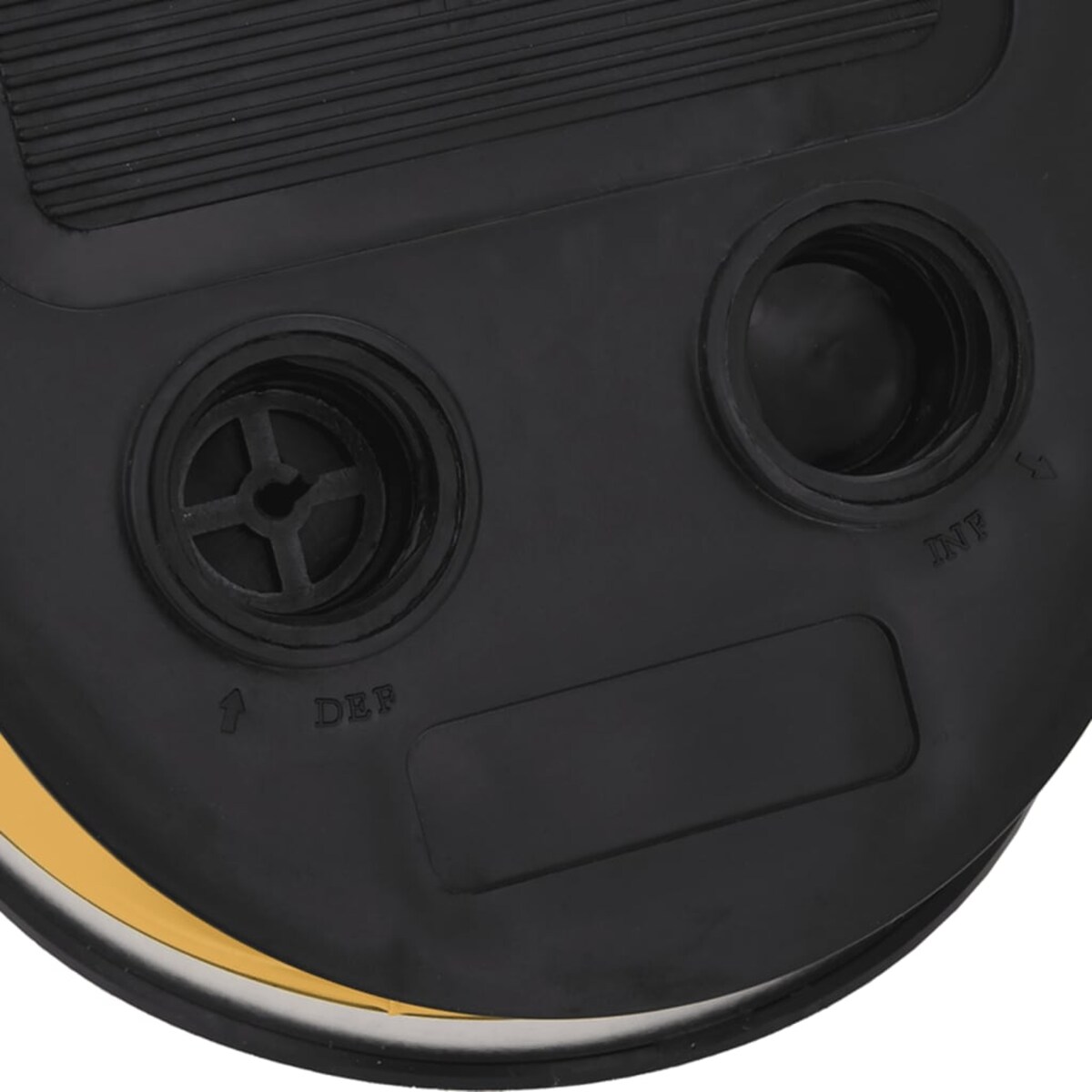 vidaXL Pompka nożna, 26x18 cm, PP i PE, szaro-żółta