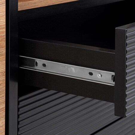 KONSIMO LOFTY Komoda loftowa na wysokich nóżkach