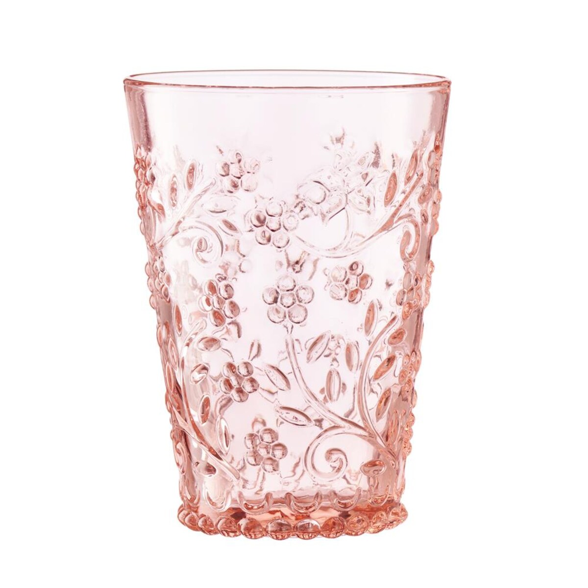 VILLA ITALIA Szklanka wysoka różowa 320 ml MURIEL