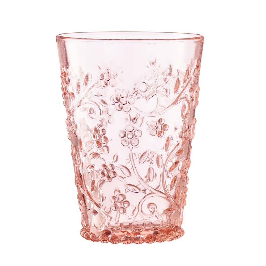 VILLA ITALIA Szklanka wysoka różowa 320 ml MURIEL