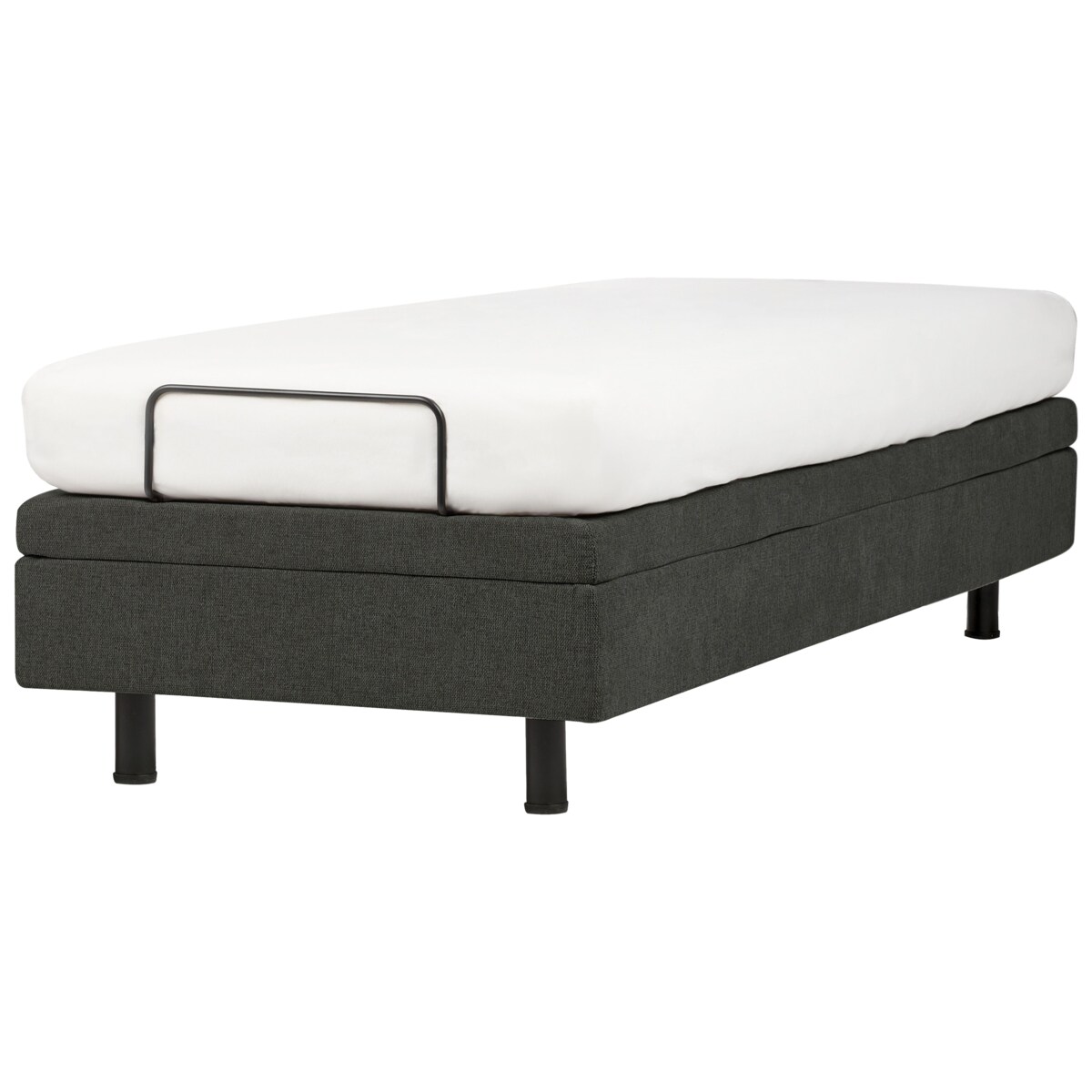 Łóżko regulowane bez zagłówka DUKE II 90 x 200 cm Ciemnoszary