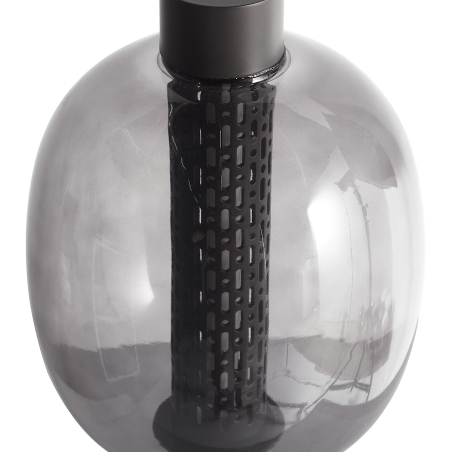 Bezprzewodowa lampa stołowa LED PULANGI Ze ściemniaczem Metal Czarny