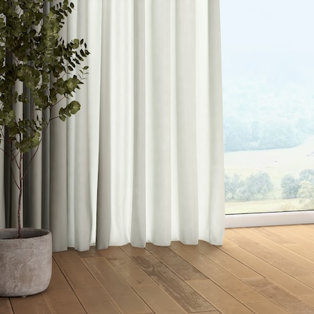 Zasłona na taśmie marszczącej 1 szt. 130x245 prześwitujący, naturalny