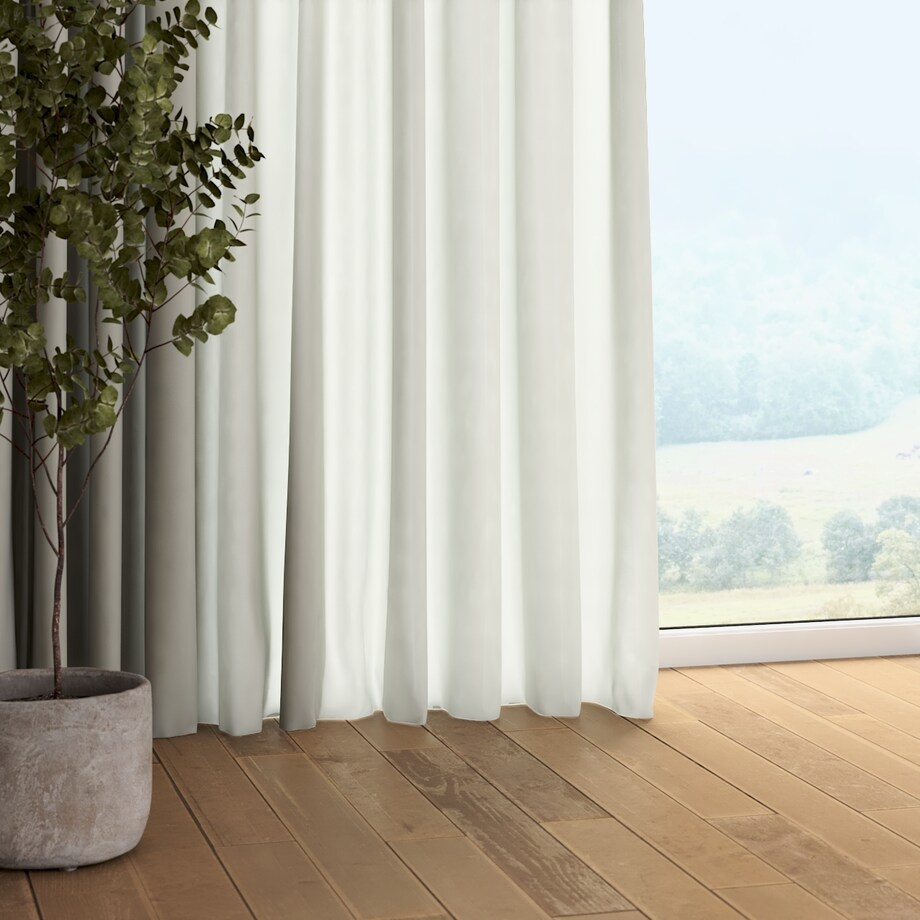 Zasłona na taśmie marszczącej 1 szt. 130x245 prześwitujący, naturalny