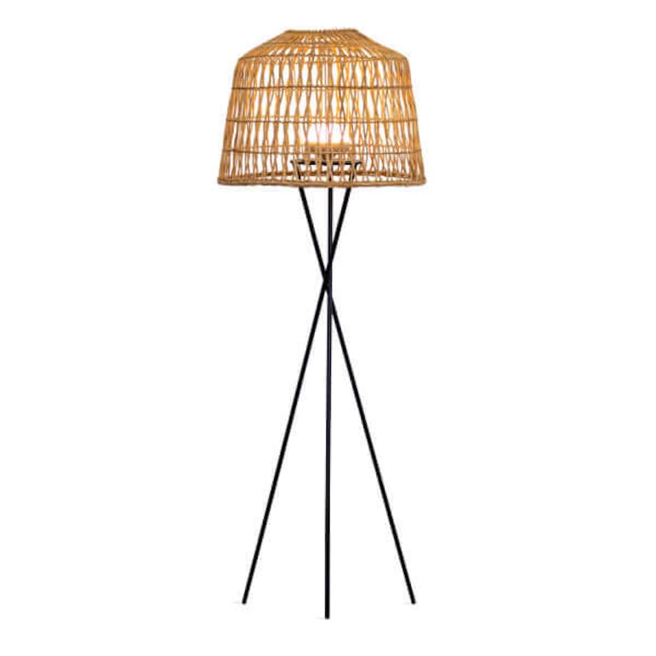 Lampa podłogowa ażurowa Amalfi LUMAMA145BXWLNW King Home na taras IP54 beżowa