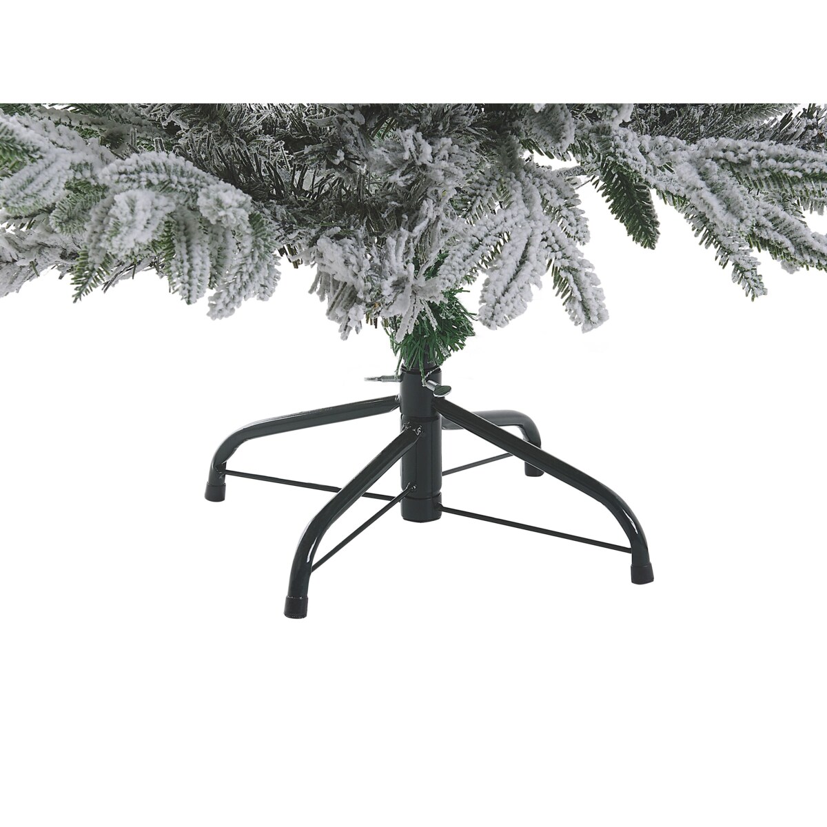 Ośnieżona sztuczna choinka 120 cm biała FORAKER