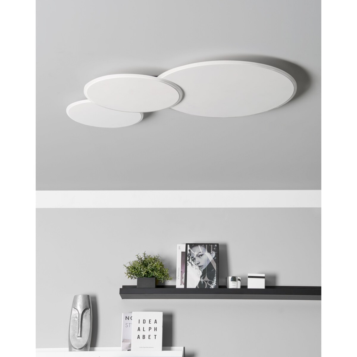 Lampa sufitowa LED biała GABRIK
