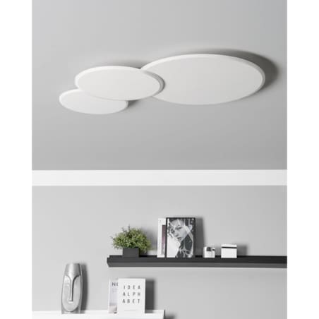 Lampa sufitowa LED biała GABRIK
