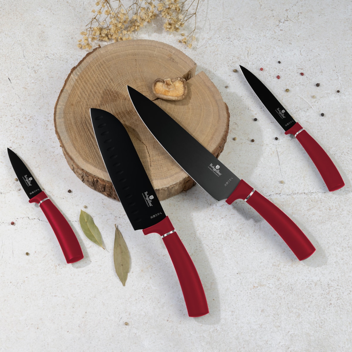 Zestaw noży BerlingerHaus Burgundy 4szt. BH-2887