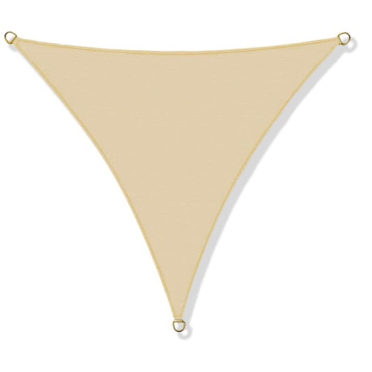 Żagiel Przeciwsłoneczny Ogrodowy Wodoodporny 3X3X3 M Zacieniacz Beżowy