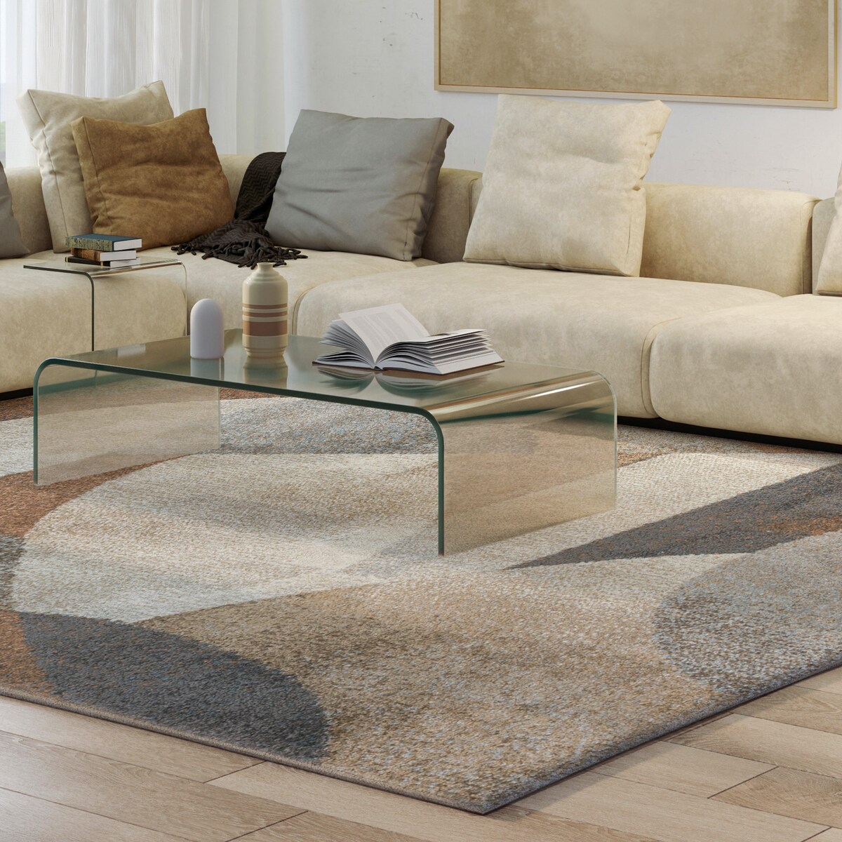 Dywan nowoczesny Lunera 160x230 cm Modern wielokolorowy