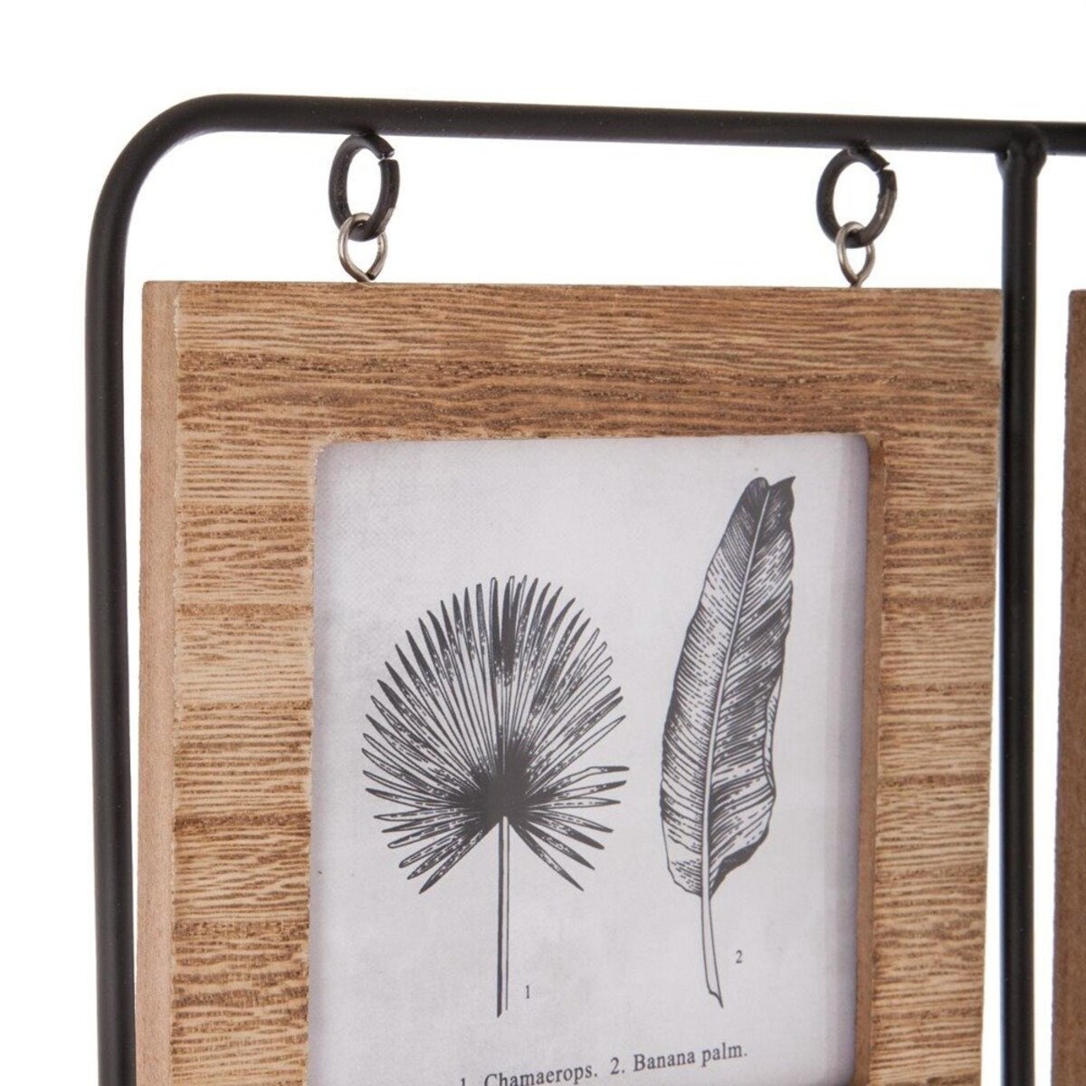 Drewniana ramka na 4 zdjęcia, stojąca ramka - mini galeria 42 x 36 cm