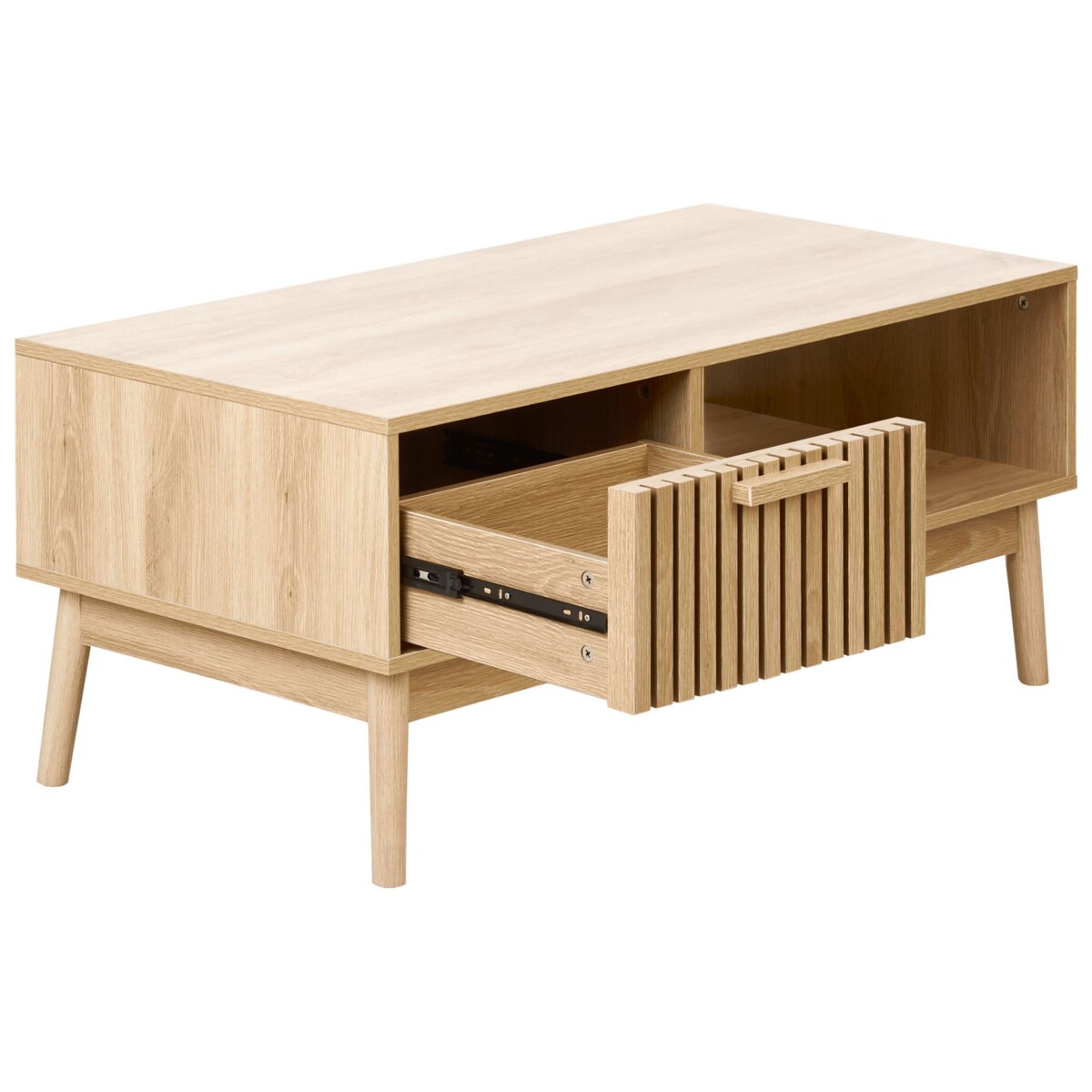 Stolik kawowy MDF Płyta pilśniowa Jasne drewno LYNWOOD