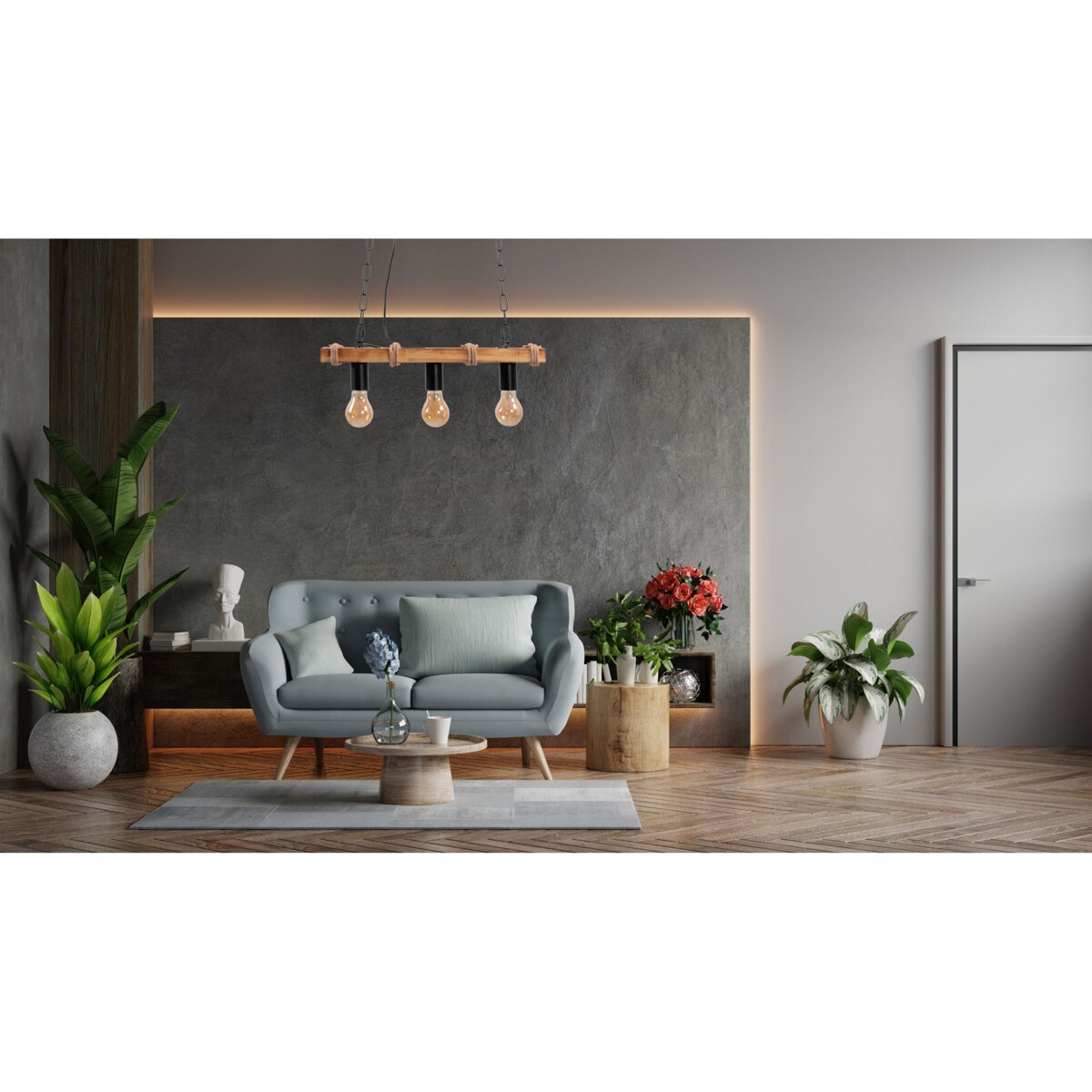 LAMPA SUFITOWA WISZĄCA BOHO LINE APP1319-3CP