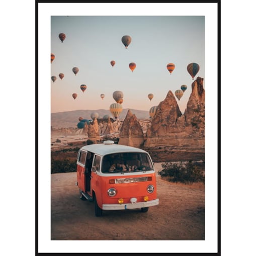 Poster Story, Plakat, Obraz - Czerwony Van w Kapadocji, wymiary 30 x 42 cm