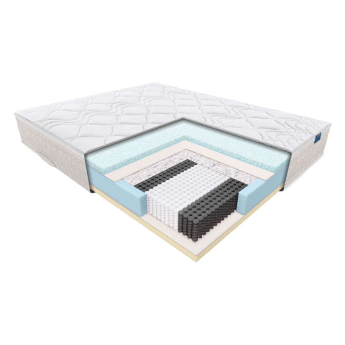 Materac Janpol Nolli 120 x 200 cm Adaptive Grey