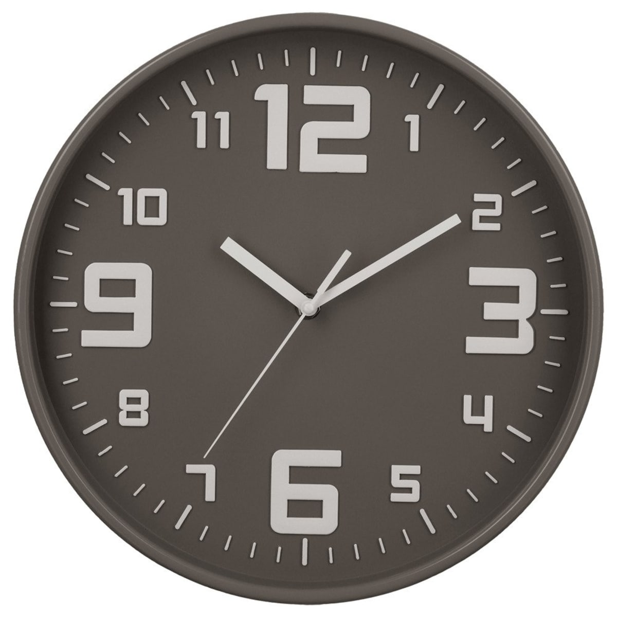 Zegar na ścianę, okrągła tarcza do eleganckich i modnych wnętrz