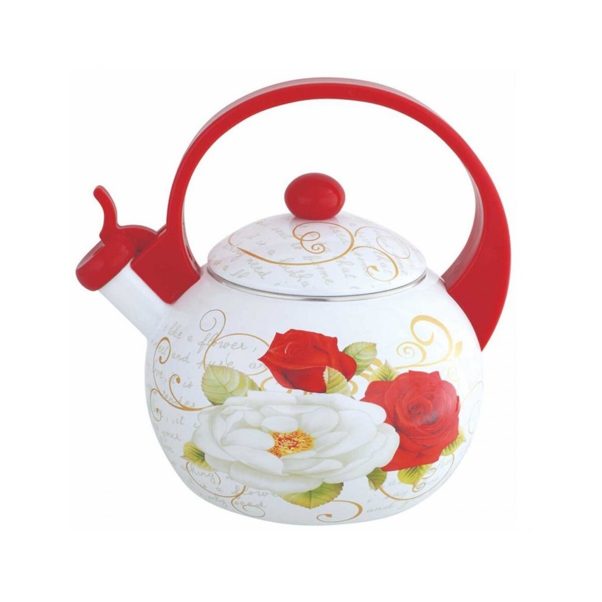 Kinghoff czajnik emaliowany 2l z gwizdkiem KH1910